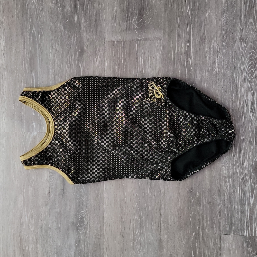 GK Simone gymnastics leotard sz CL Rare